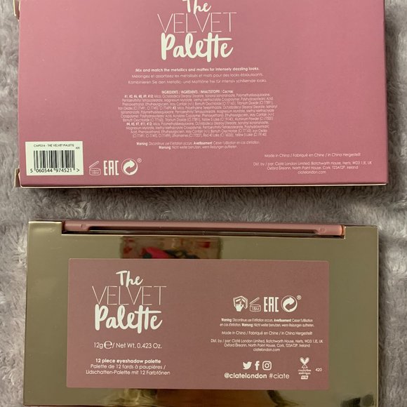 New! Ciate London Velvet Palette - Warm Toned Vegan Eyeshadow Palette - Picture 5 of 5